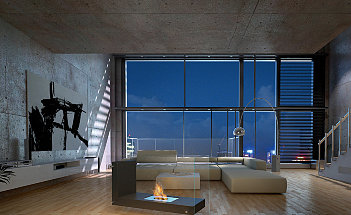 l-shape-bio-fireplace-in-living-room-loft-uni-wall-interior-design-picture