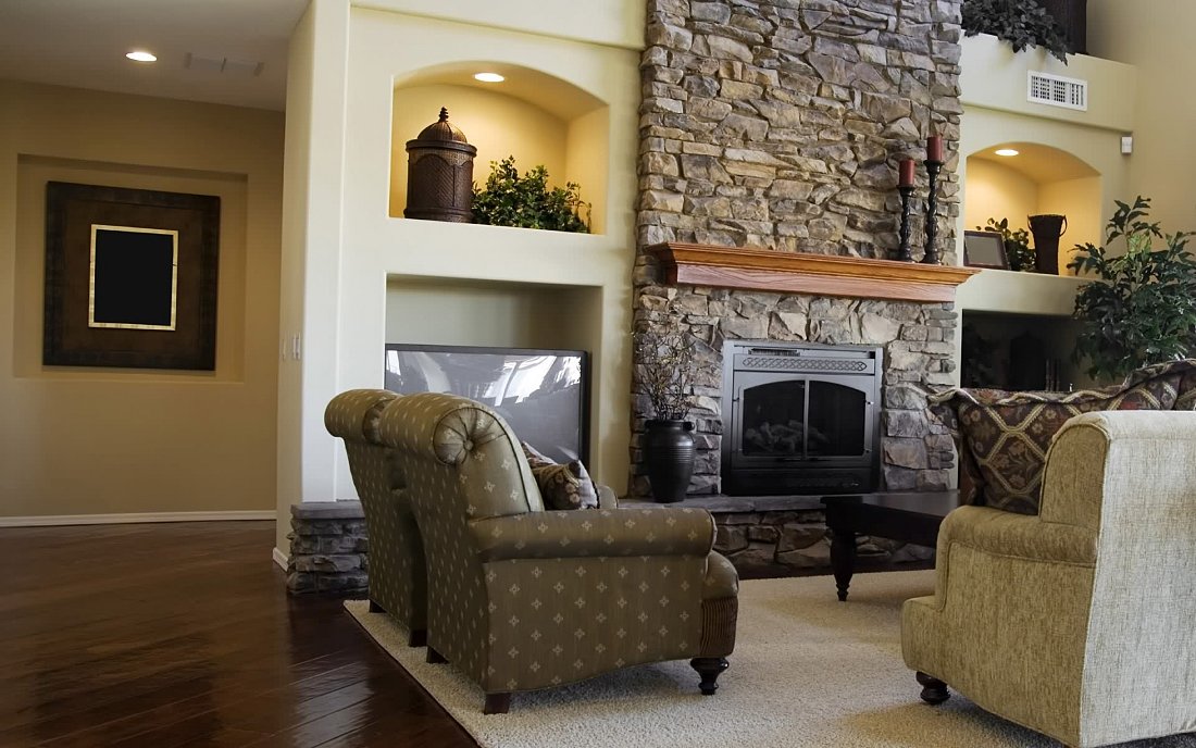 interior-magnificent-living-room-interior-decoration-ideas-with-natural-stone-electric-fireplace-and-various-pattern-leather-sofa-set-also-black-wood-coffee-table-surprising-fireplace-design-ideas-wit