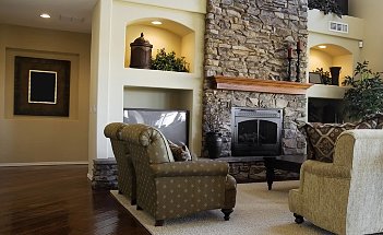 interior-magnificent-living-room-interior-decoration-ideas-with-natural-stone-electric-fireplace-and-various-pattern-leather-sofa-set-also-black-wood-coffee-table-surprising-fireplace-design-ideas-wit