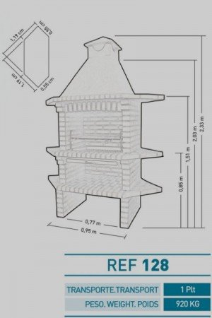 Печь-барбекю Ref - 128