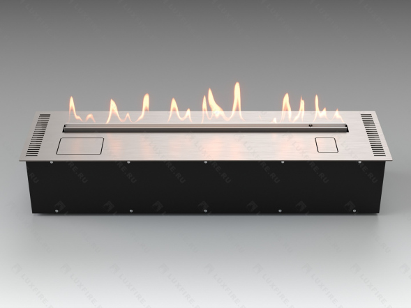 Автоматический биокамин Lux Fire Smart Flame 1000 RC INOX