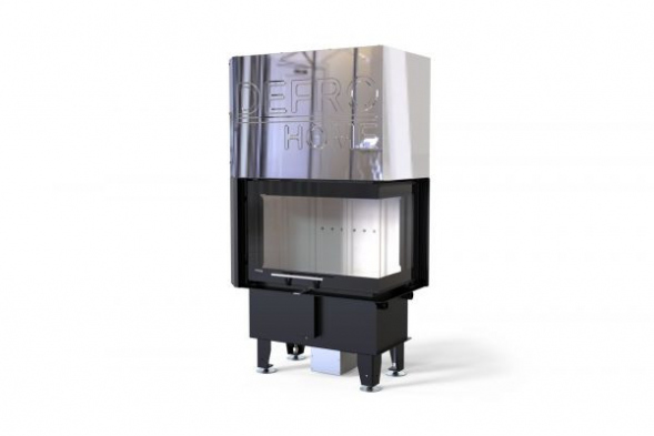 Топка DEFRO HOME INTRA SM BP MINI G, 10 кВт, 699/478/443мм, угловое стекло справа, гильотина
