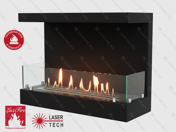 Встроенный биокамин Lux Fire Фронтальный 640 S